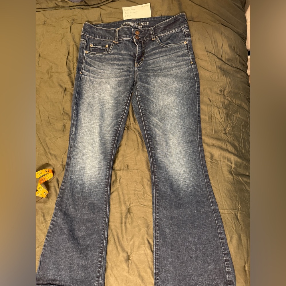American Eagle Outfitters Dark Blue Flare Jeans